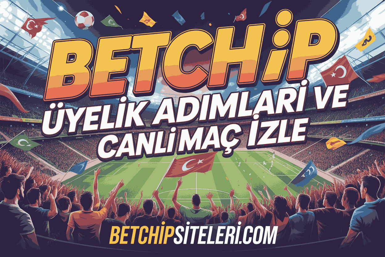 Betchip Üyelik Adımları ve Canlı Maç İzle