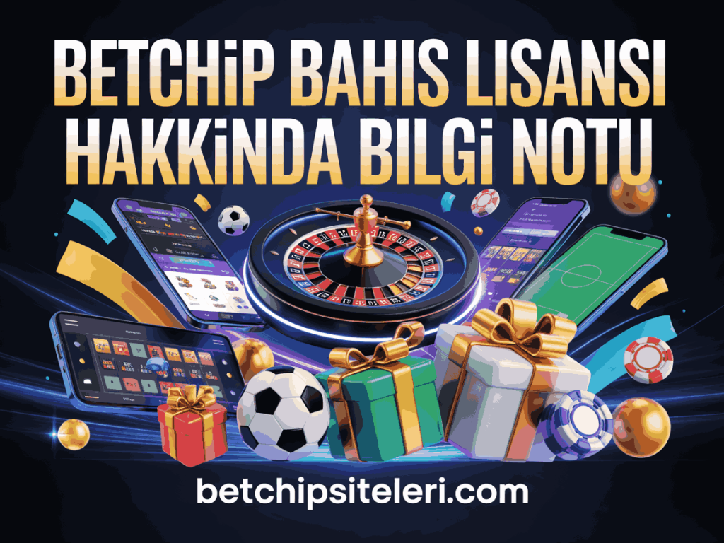 betchip bahis lisansi hakkinda bilgi notu